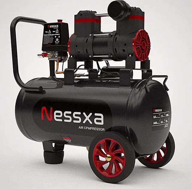 8 Gallon Quiet Air Compressor Oil Free 115 PSI