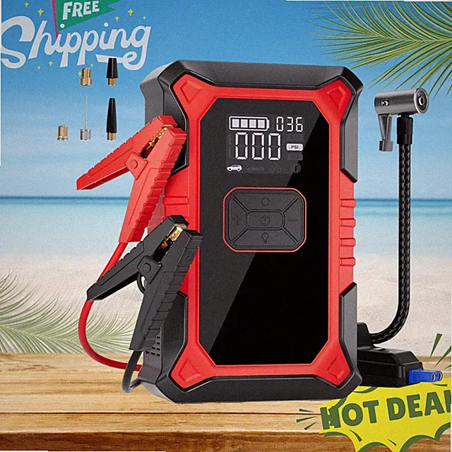 NEW A3 3000A Jump Starter with Air Compressor 150PSI Portable Battery Booster